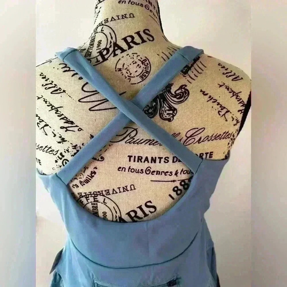 Free People Righteous Jumpsuit Falling Water Blue Large - Picture 12 of 12